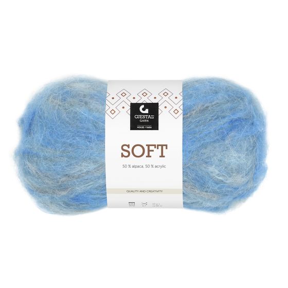 Soft flerfarget garnnøste