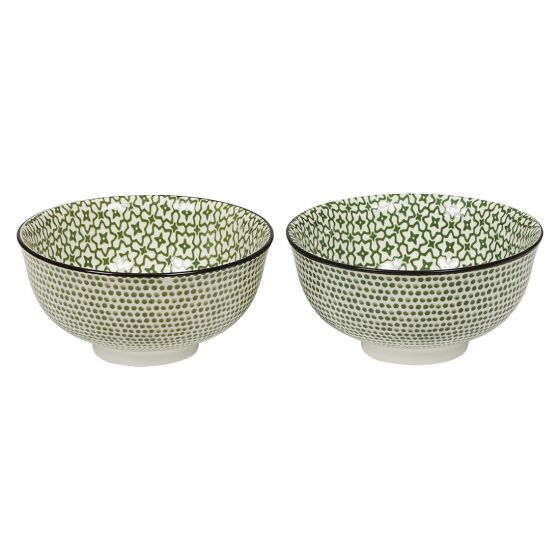 Lucy skål 11,5cm 2pk Grønn