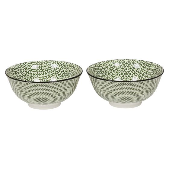 Lucy skål 15.5cm 2pk Grønn
