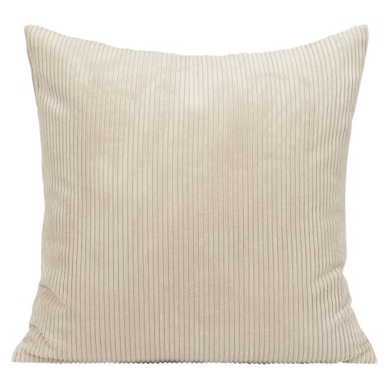 Monokrom cordfløyel putetrekk Beige
