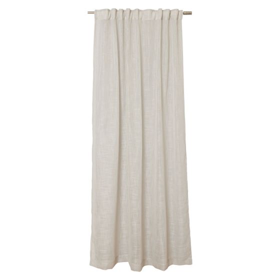 Monokrom vevd gardin 135x220 