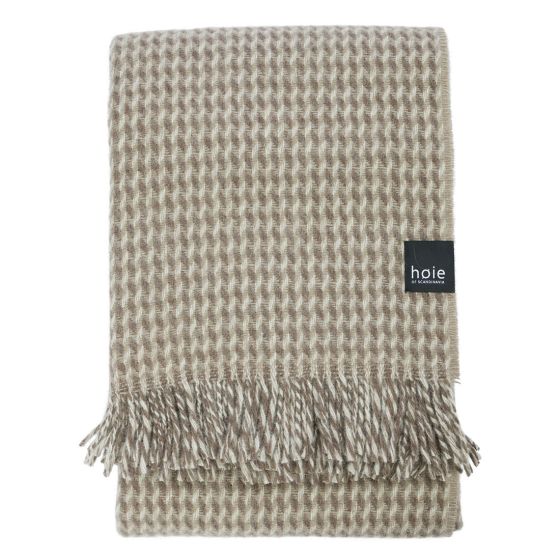 Ullpledd 120x180 Teide Brun