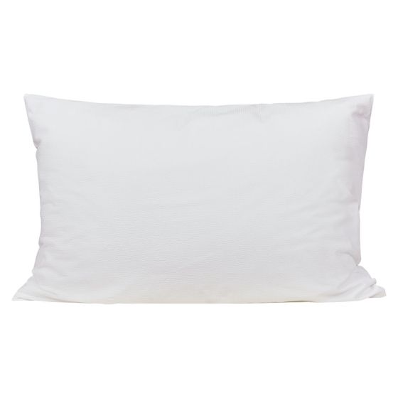 Krepp putevar 70x100 klassisk ensfarget Hvit