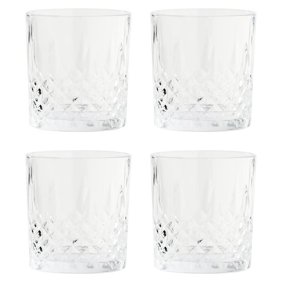 Whiskyglass 4pk  51cl YAS Klar