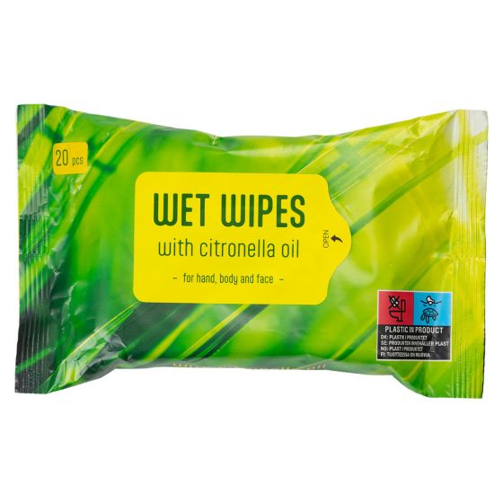 Vårservietter Citronella med olje 20pk Original