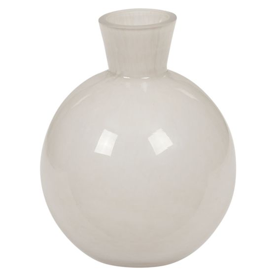 Vase i glass Betty 10,5x13cm Sand
