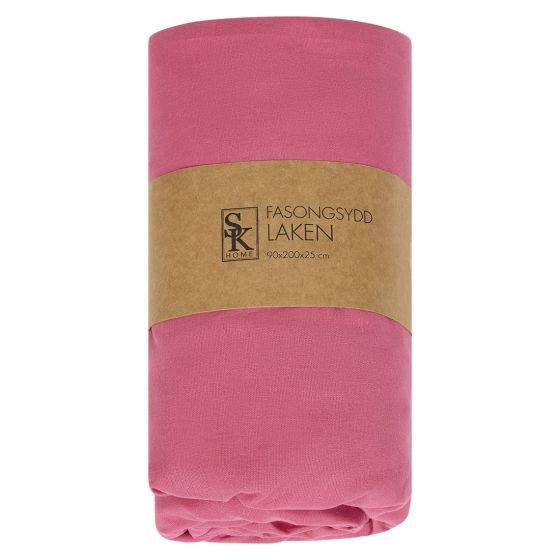 Fasongsydd, laken 160x200 Rosa