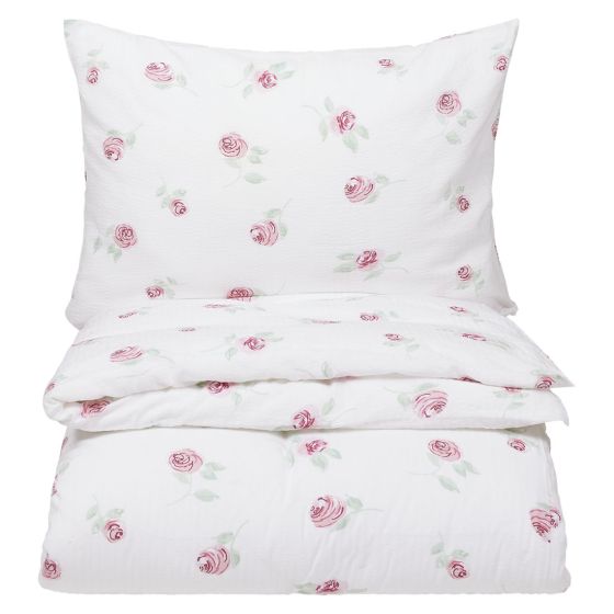 Roseseng 140x220 Hvit-rosa