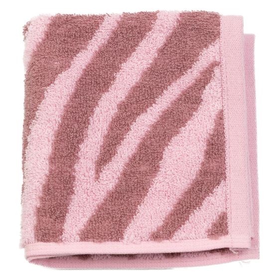 Håndkle Zebra 30x30 Rosa-lilla