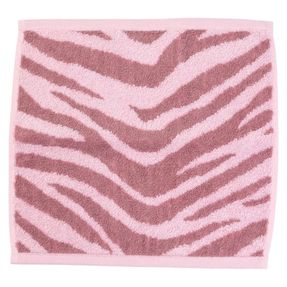 Håndkle Zebra 30x30 Rosa-lilla