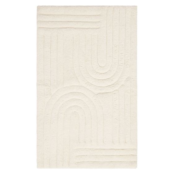Badematte Geo Offwhite