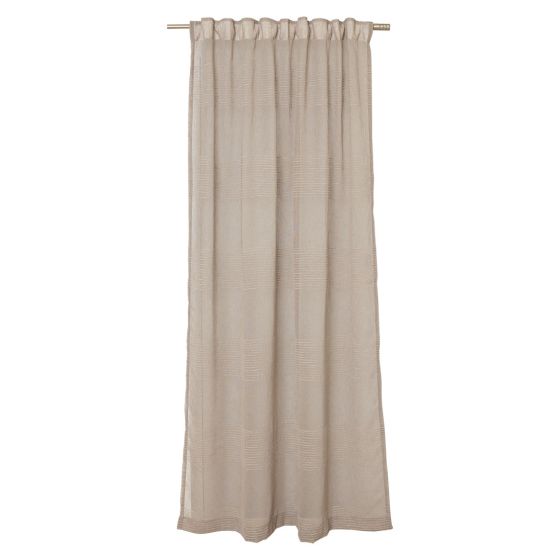 Gardin Fred 140x160 Mørk beige