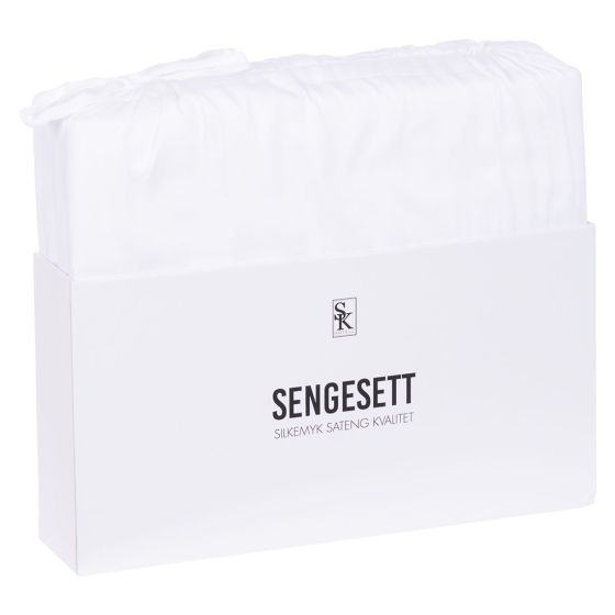 Sateng Sengesett Hotel 200x220 Hvit