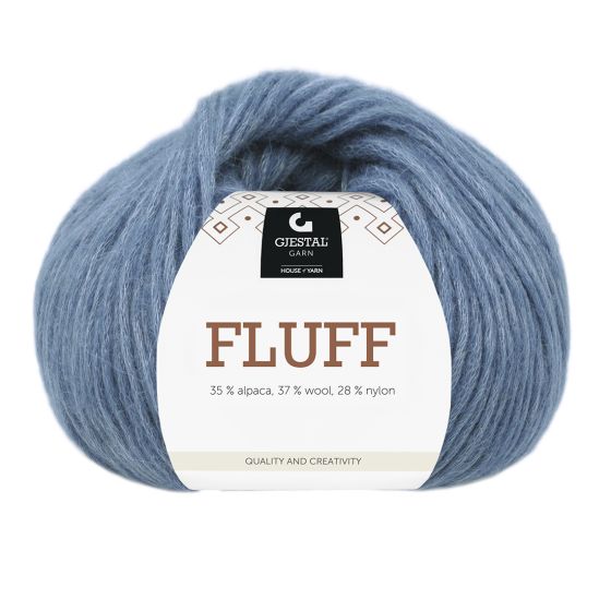 Fluff 50gr garnnøste 409 - Denim