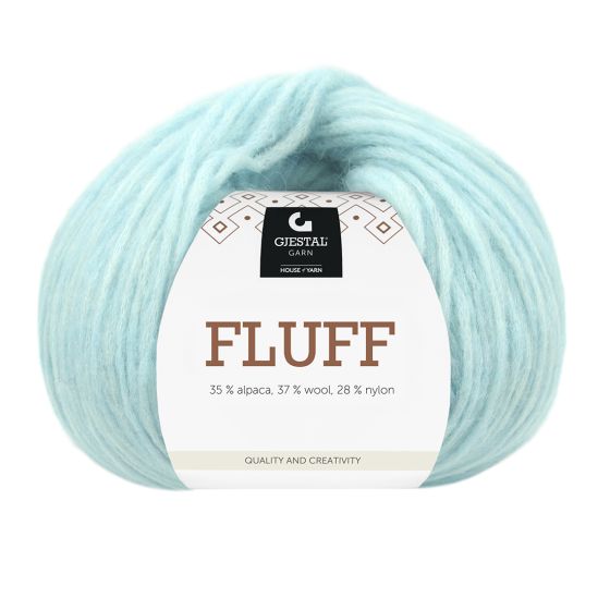 Fluff 50gr garnnøste 410 - Karibisk blå