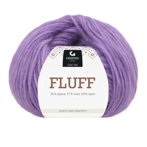 Fluff 50gr garnnøste 412 - Lavendel