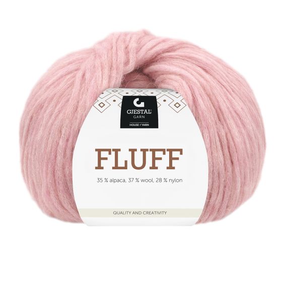 Fluff 50gr garnnøste 414 - Flamingo