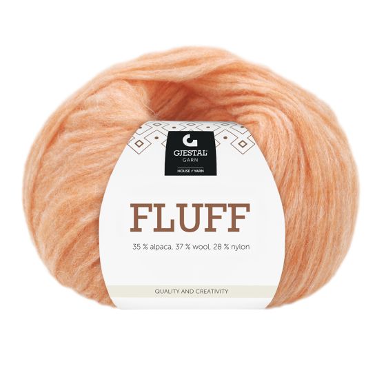 Fluff 50gr garnnøste 418 - Honningmelon