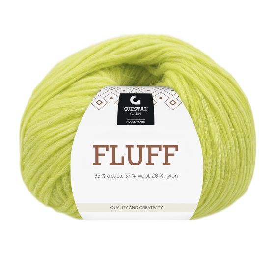 Fluff 50gr garnnøste 419 - Pæregrønn