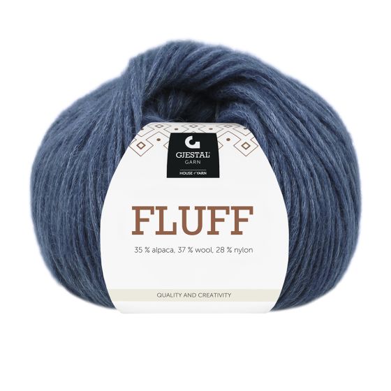 Fluff 50gr garnnøste 423 Marine