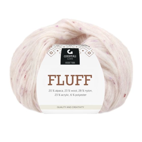 Fluff 50gr garnnøste 426 Pink Dots