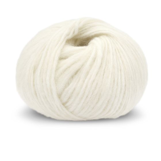 Fluff 50gr garnnøste 401 - Hvit