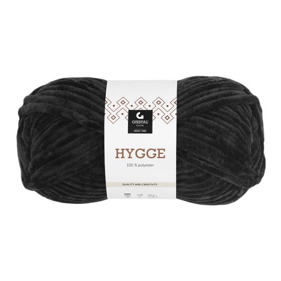 Hygge 100gr garnnøste 2102 - Sort