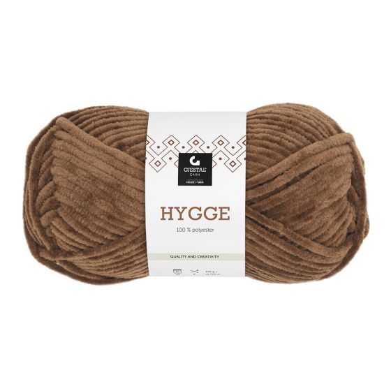 Hygge 100gr garnnøste 2105 - Mørk brun