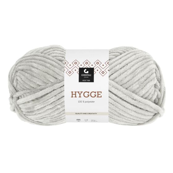 Hygge 100gr garnnøste 2106 - Lys grå