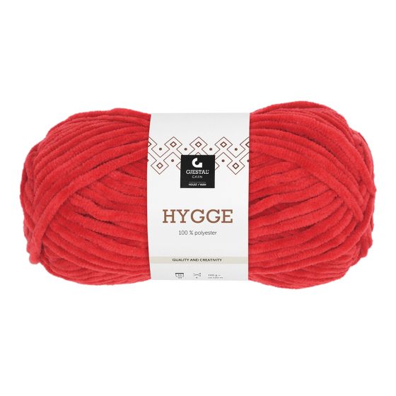 Hygge 100gr garnnøste 2108 - Rød