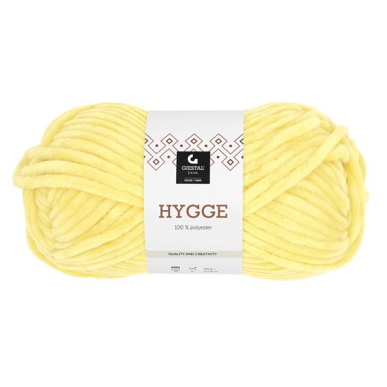 Hygge 100gr garnnøste 2109 - Lys gul