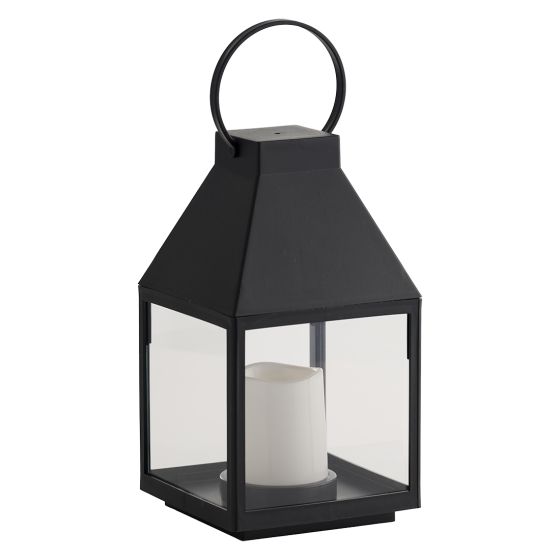 Lykt med ledkubbelys og  timer Original
