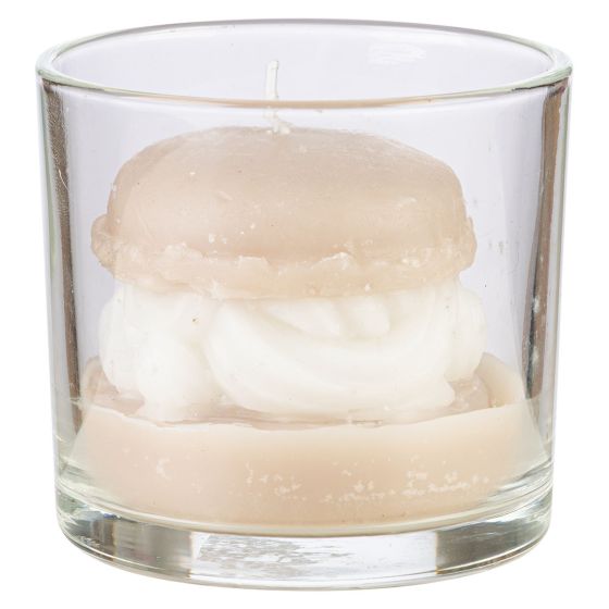 Telysglass Makron 8x7 cm Beige
