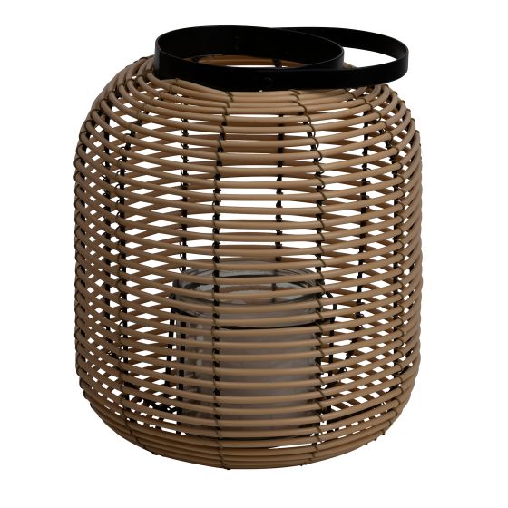 Lykt Nature 26cm Natur-sort