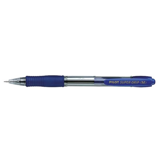 Kulepenn PILOT Supergrip M blå Kulepenn PILOT Supergrip M blå