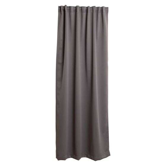Gardin 130x220cm Blackout Mørk grå