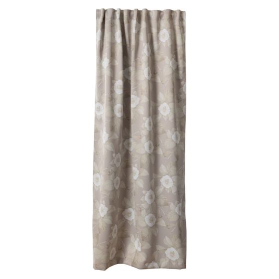 Gardin 130x160cm Blackout Flora Lys beige