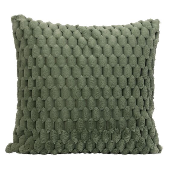 Fluffy putetrekk Grønn