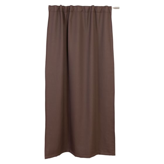Lysdempende gardin Nina 140x220 Mørkebrun