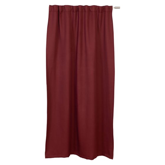 Lysdempende gardin Nina 140x220 Mørkerød