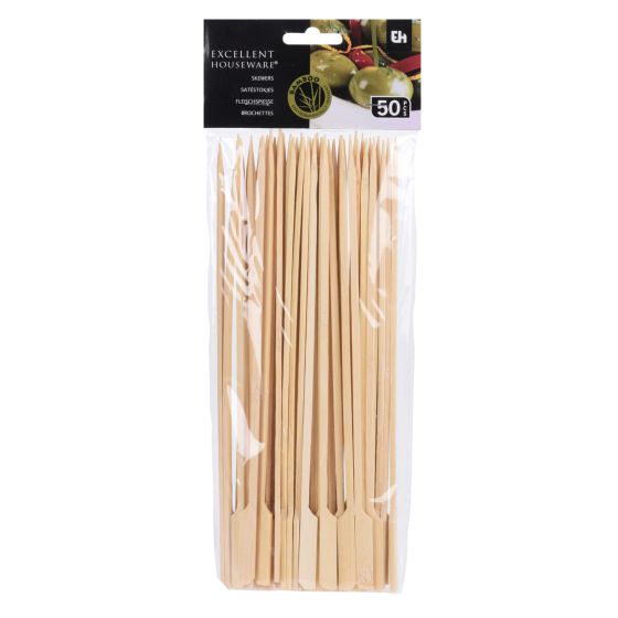 Grillpinner 50pk 25cm Natur