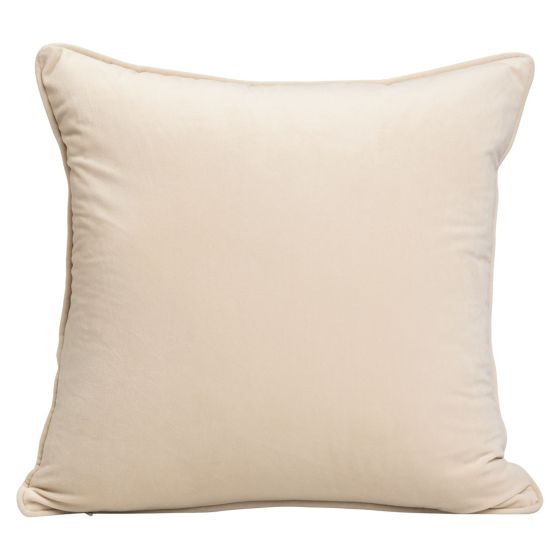 Pynteputetrekk Velour 45x45 Lun Offwhite