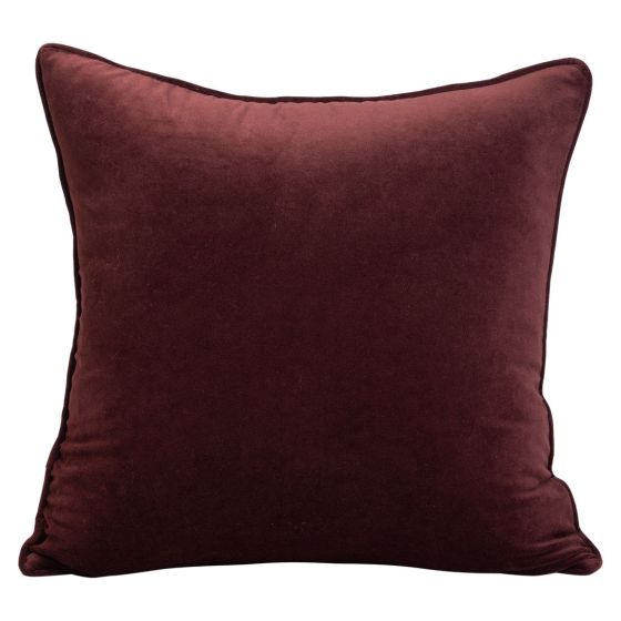 Pynteputetrekk Velour 45x45 Lun Burgunder
