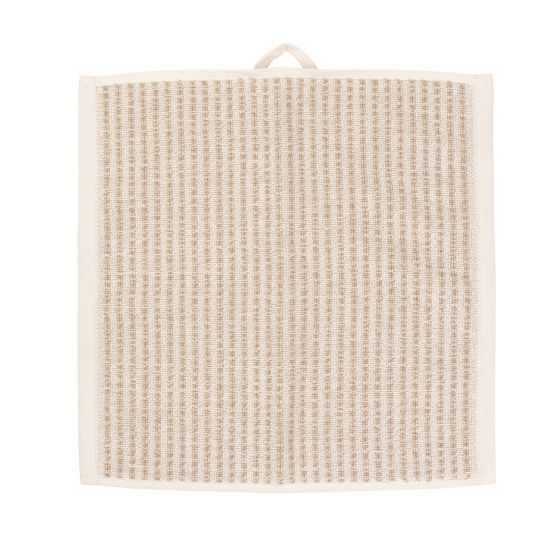 Vaskeklut 30x30 Viana Hvit-beige
