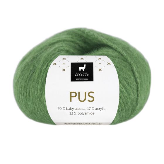 Pus garn 4067 Flaskegrønn
