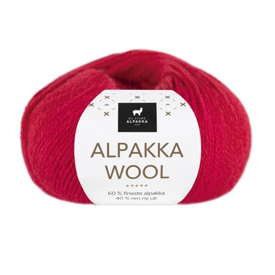 Alpakka Wool 564 Klar Rød