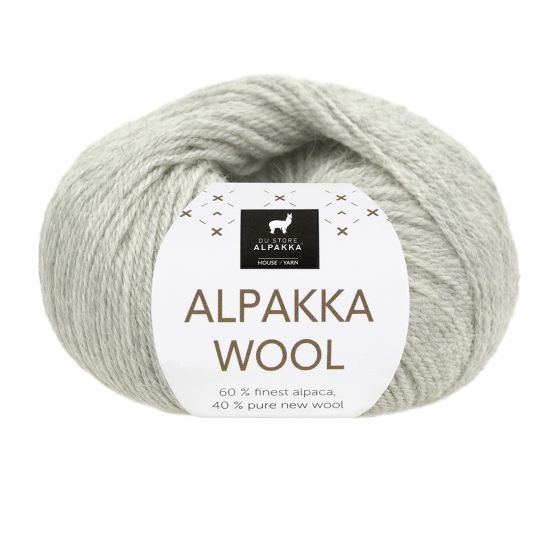 Alpakka Wool 577 Antikkgrå Melert 