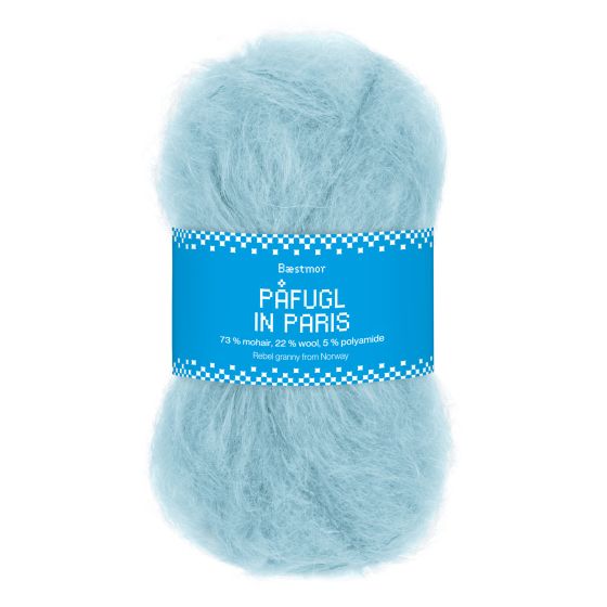 Påfugl in Paris Caribbien Blue