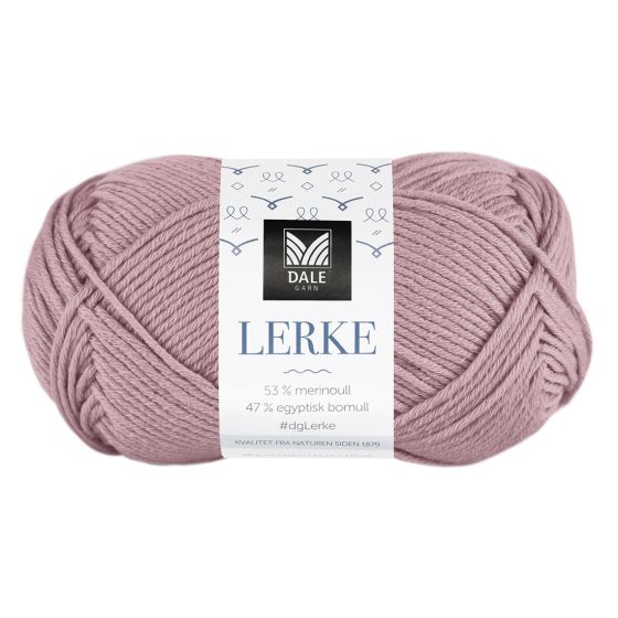 Lerke garnnøste 8123 Gammelrosa