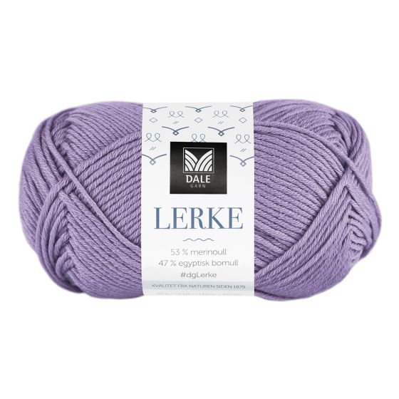 Lerke garnnøste 8159 Lys Lavendel